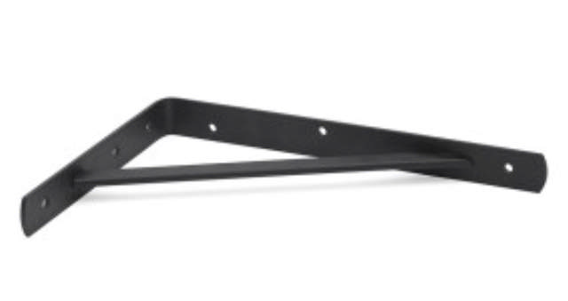 SHELF BRACKET 250X350 W/DISCRIPT BLACK