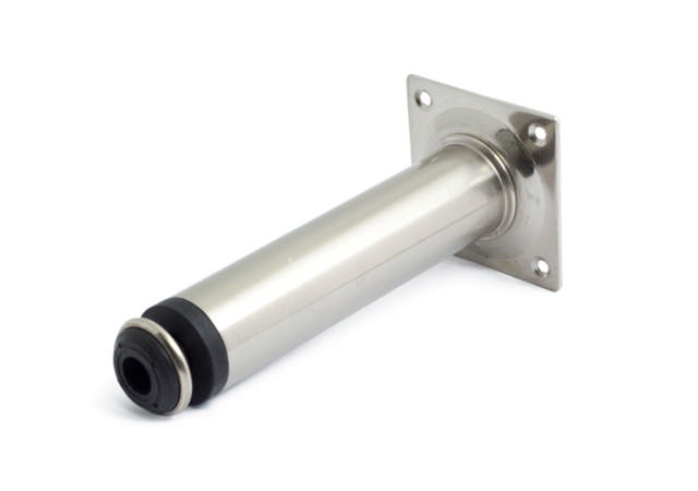 TABLE LEG Ø30X150MM BRUSHED NICKEL LP