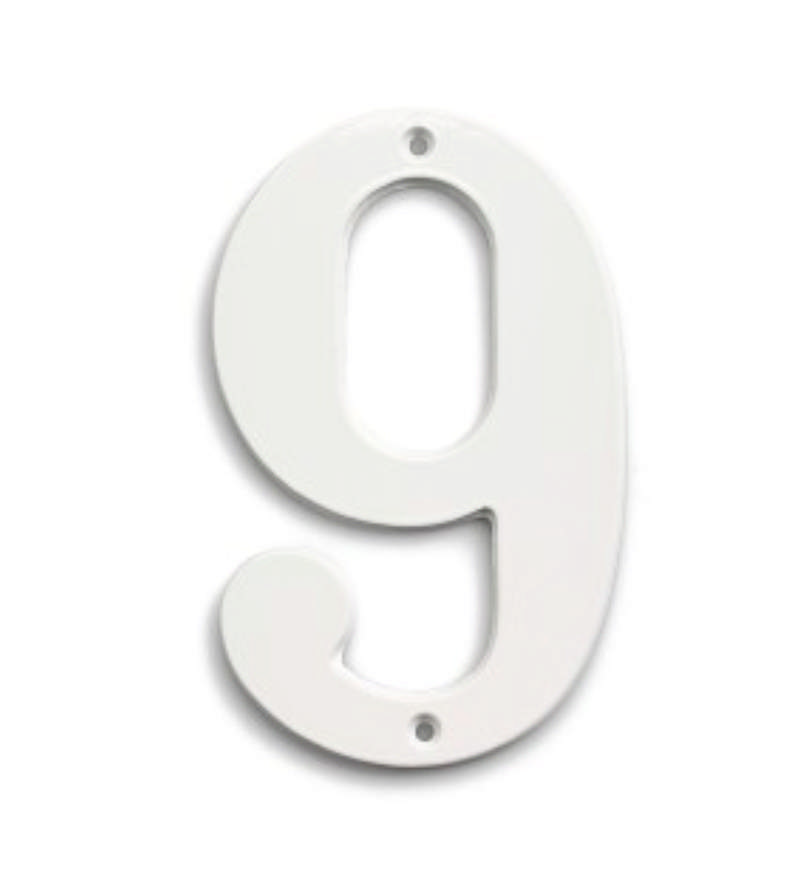 HOUSE NO. 9 WHITE 140MM **DISCONTINUED WHEN SOLD OUT**