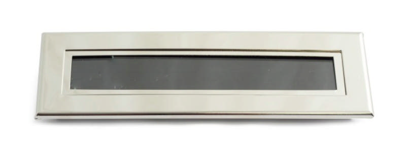 LETTER DROPPER NICKEL-PLATED BRASS 