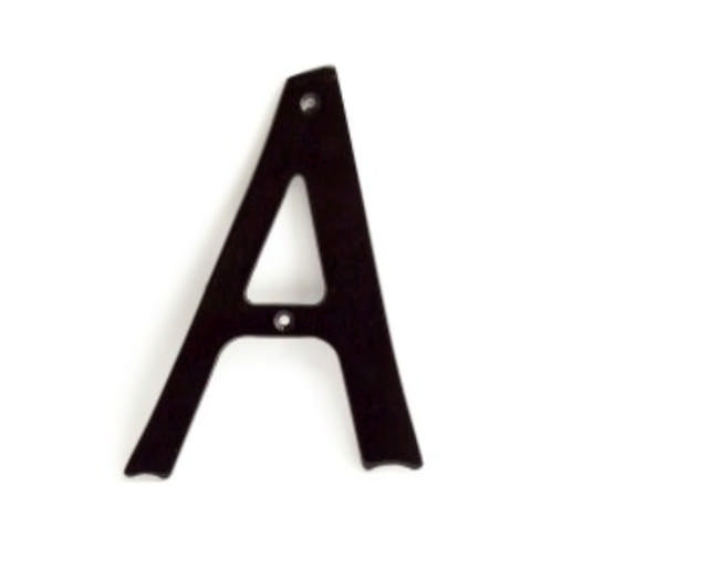 LETTER A BLACK 150MM 