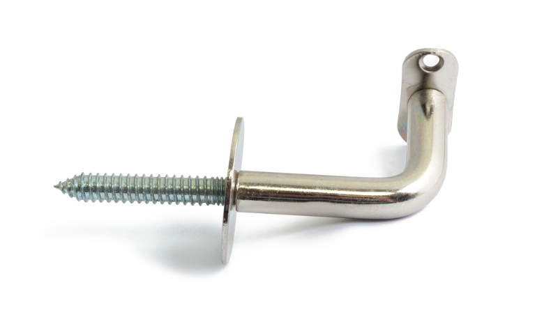 RAILING FITTING WITH SCREW NICKEL-PLATED 