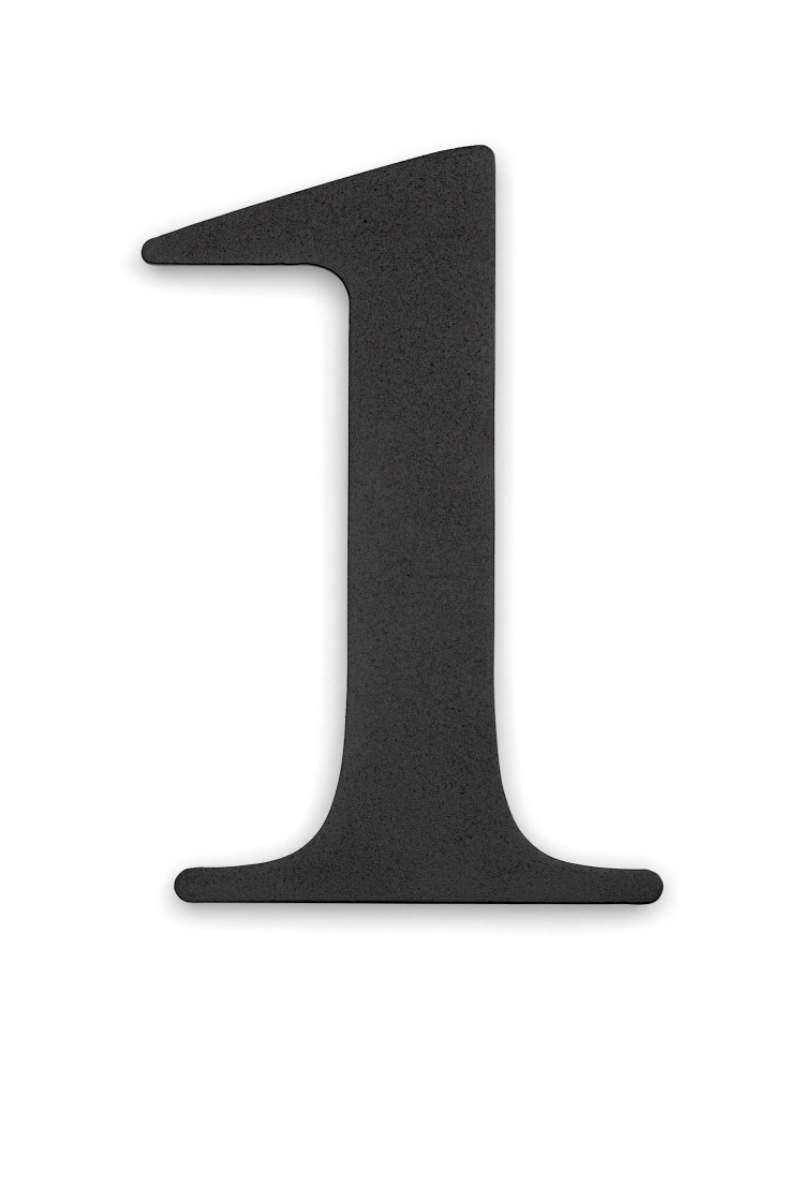 HOUSE NUMBER CENTURY BLACK