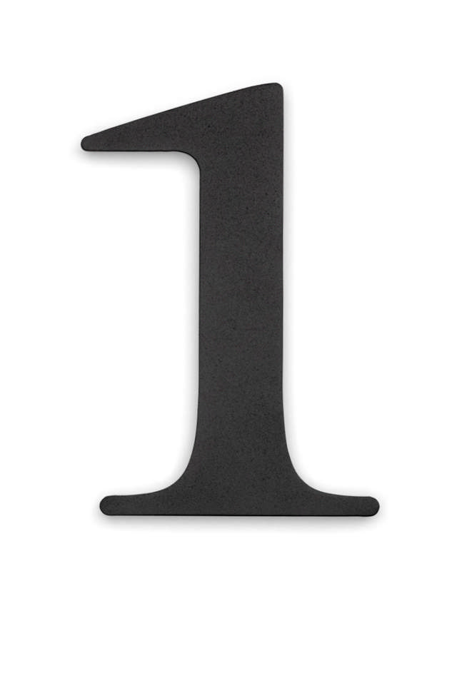 HOUSE NUMBER CENTURY BLACK