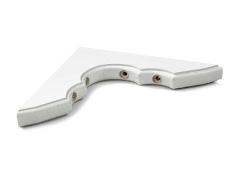 SHELF BRACKET 250 X 250MM PINE WHITE LP