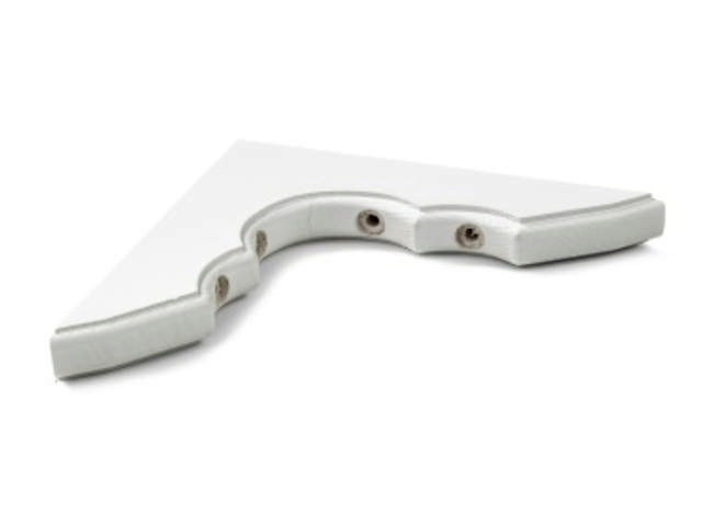 SHELF BRACKET 250 X 250MM PINE WHITE LP