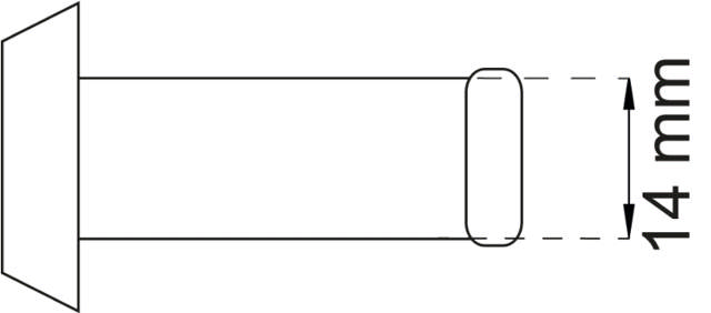 DOOR BINOCULARS 14 MM 54-95 MM 