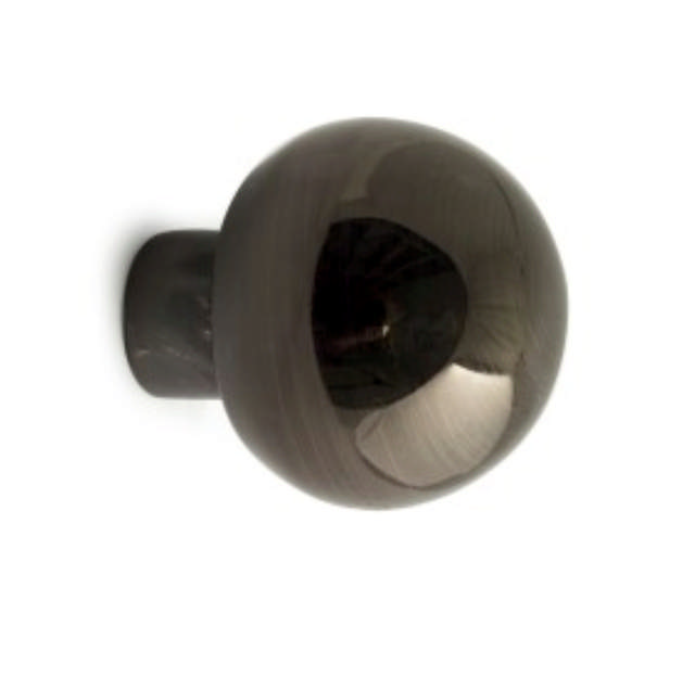 FURNITURE KNOB SIMON BLACK 