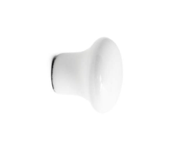 FURNITURE KNOB MARCUS 25MM PORCELAIN WHITE