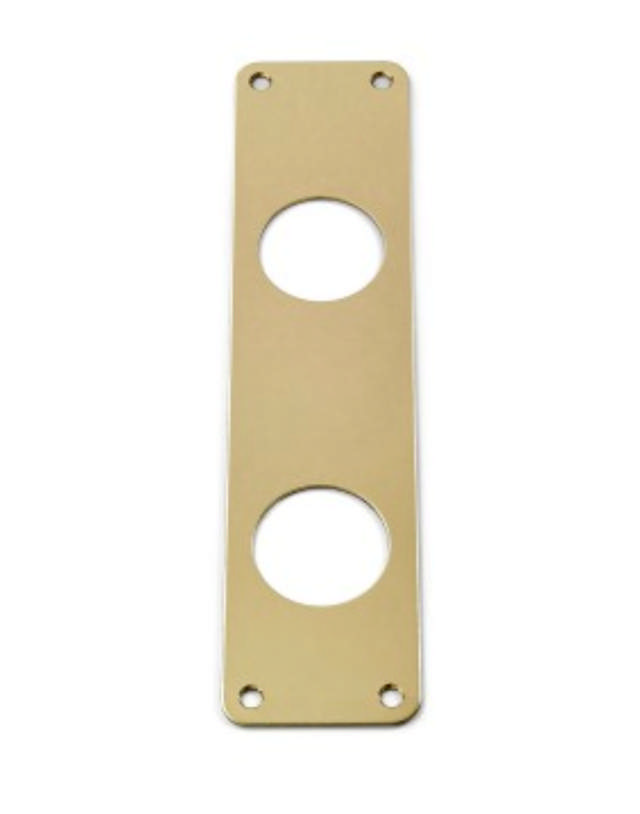 Lockit long plate 1209 polished brass