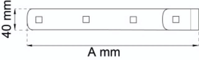 GATE HINGE 600MM HOT GALVANIZED
