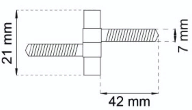 DRILLING HINGE 2 PCS BRASS