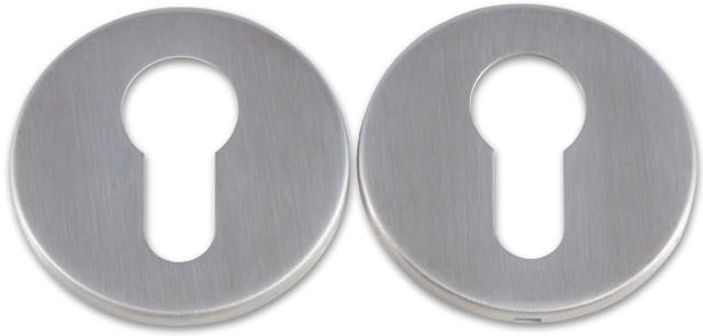 Lockit cylinder rosettes 1146 w/clips (drop/drop)cc-38