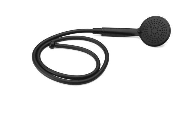 SHOWER SET DAHLIA 3-SPRAY BLACK 