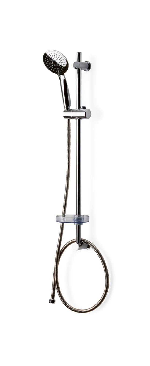 SHOWER RAIL SET DAHLIA 3-SPRAY CHROME