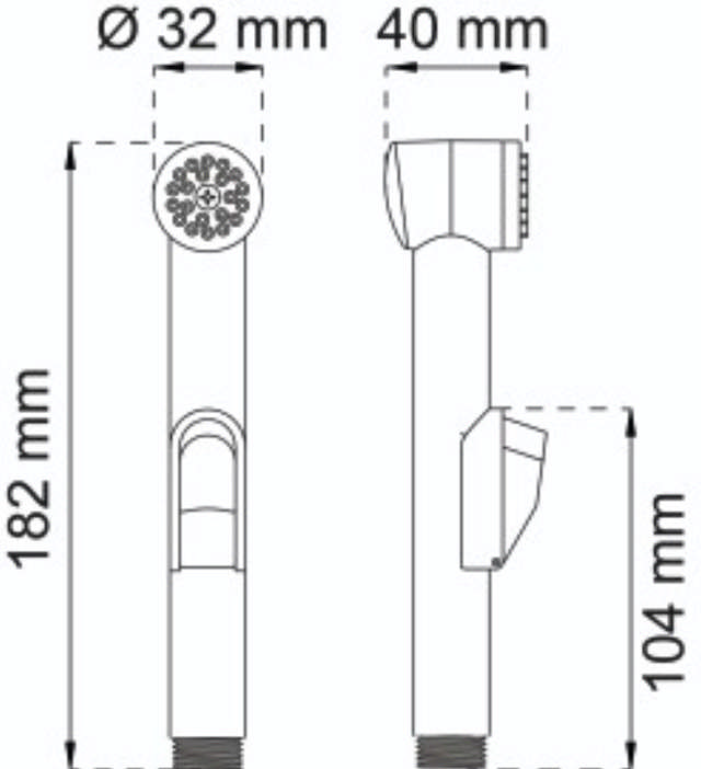 SHOWER SET LILLY CHROME 