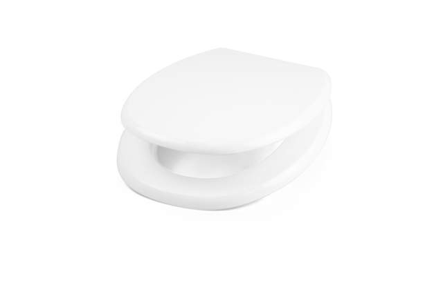 TOILET SEAT BASIC WHITE 