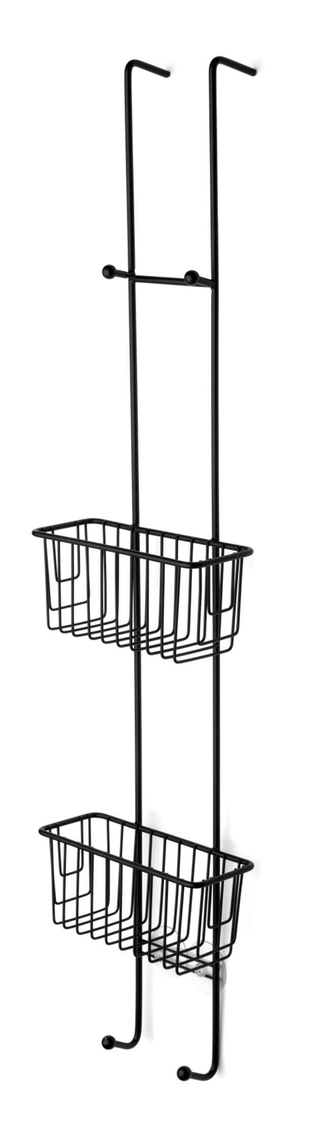 SHOWER SHELF ANEMONE PROFILE BLACK 