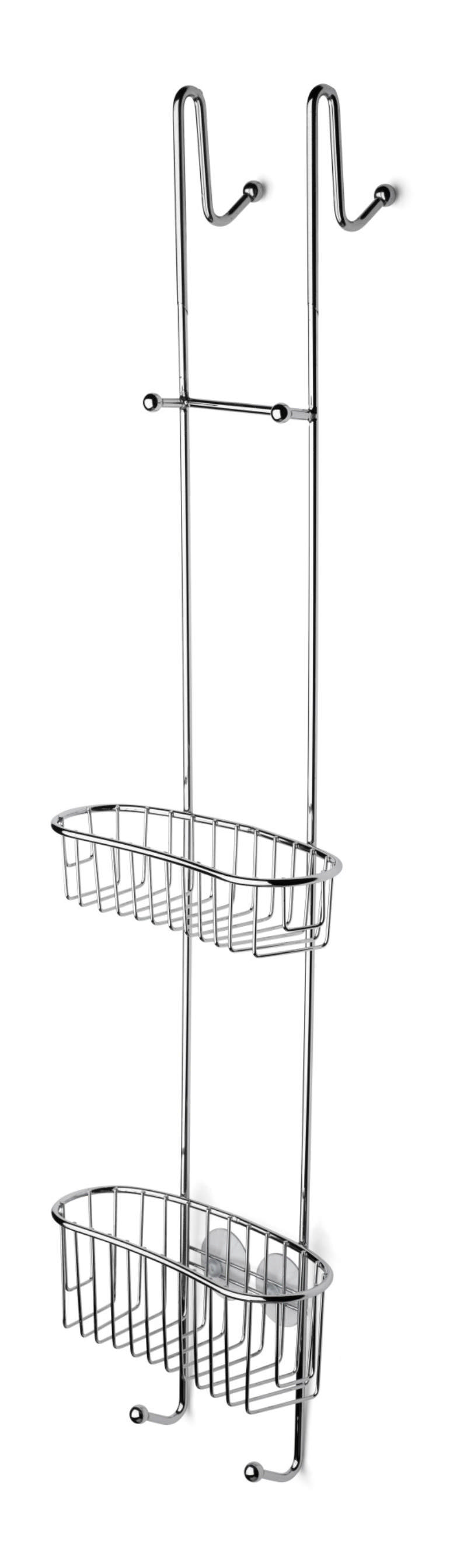 SHOWER SHELF ANEMONE CURVED CHROME 