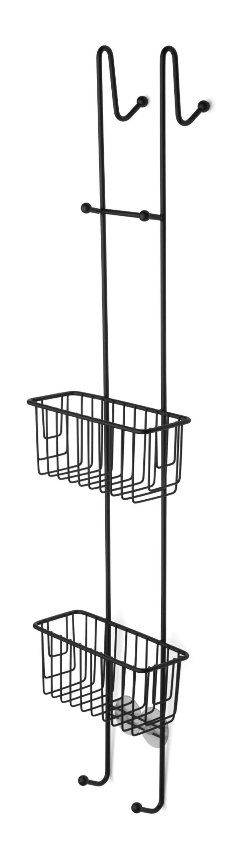 SHOWER SHELF ANEMONE MAXI BLACK 