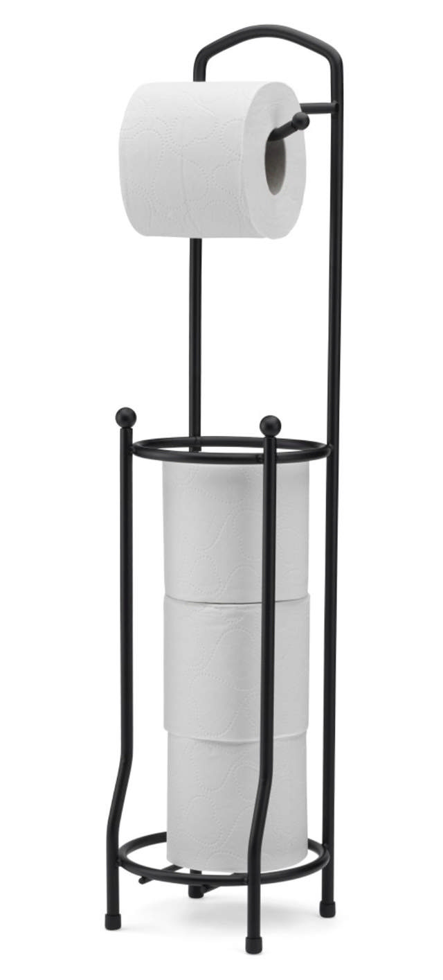 ROLL HOLDER FLOOR STAND VIOLA BLACK 