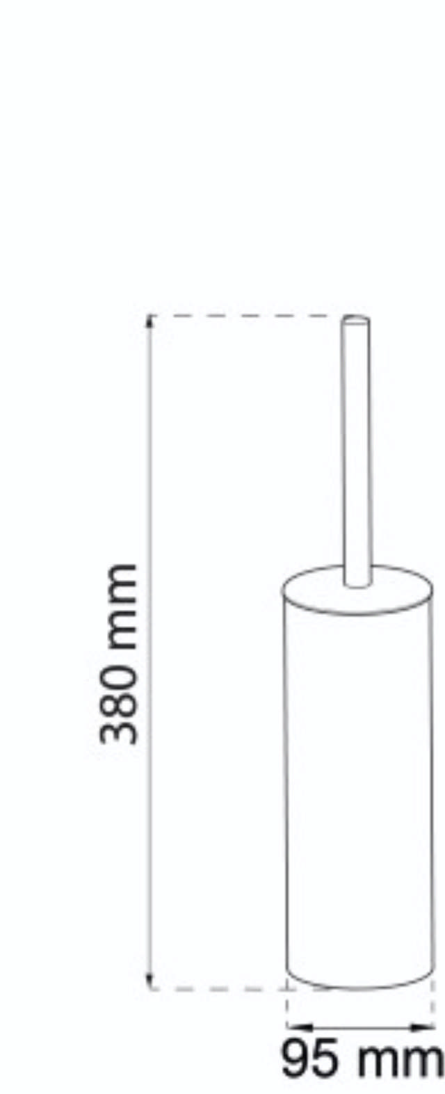 TOILET BRUSH SET BLOSSOM CHROME 