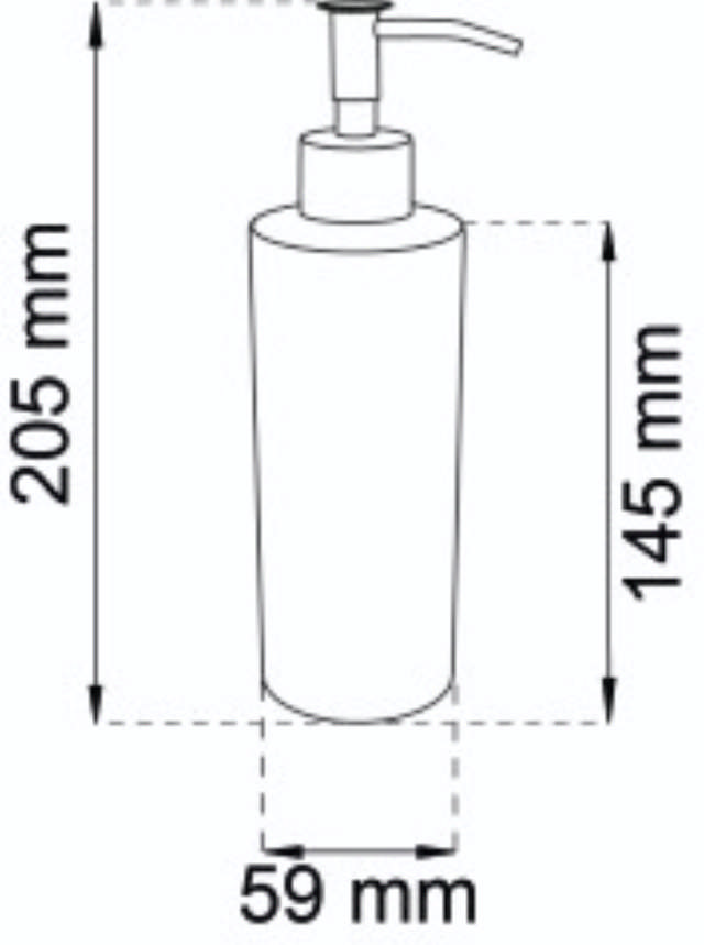 SOAP DISPENSER BLOSSOM BLACK 