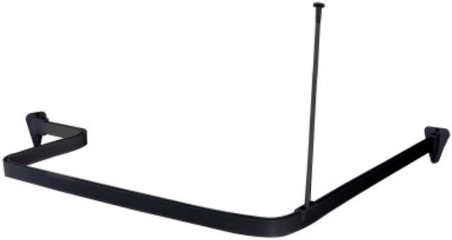 CURTAIN RAIL FLEX 3X1 M BLACK 