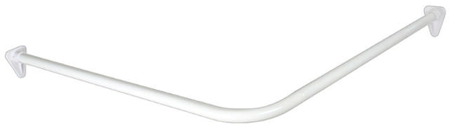CURTAIN ROD 90X90 WHITE 