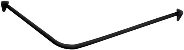 CURTAIN ROD 90X90 BLACK 