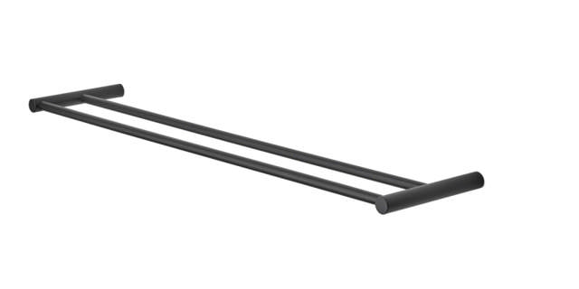 TOWEL RAIL 1368 DOUBLE BLACK 