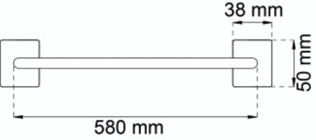 TOWEL RAIL FLAIR WHITE 