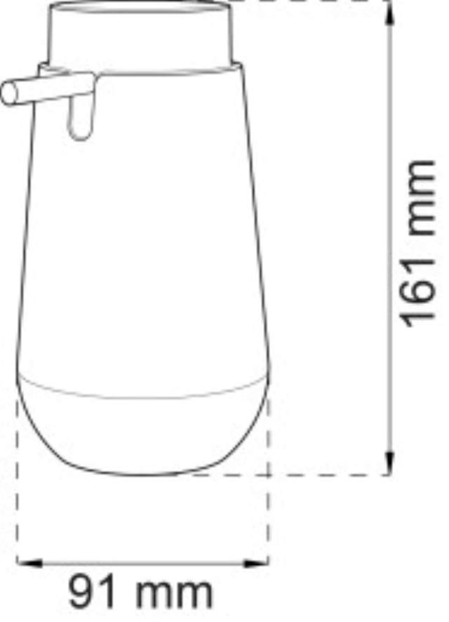 SOAP DISPENSER ACACIA BLACK 