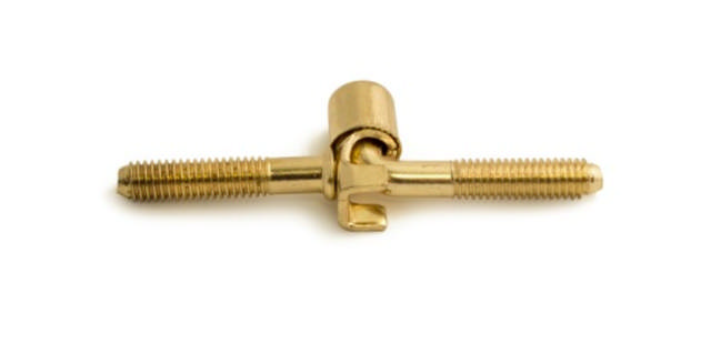 DRILLING HINGE 1506 Brass plated 2 pcs pack