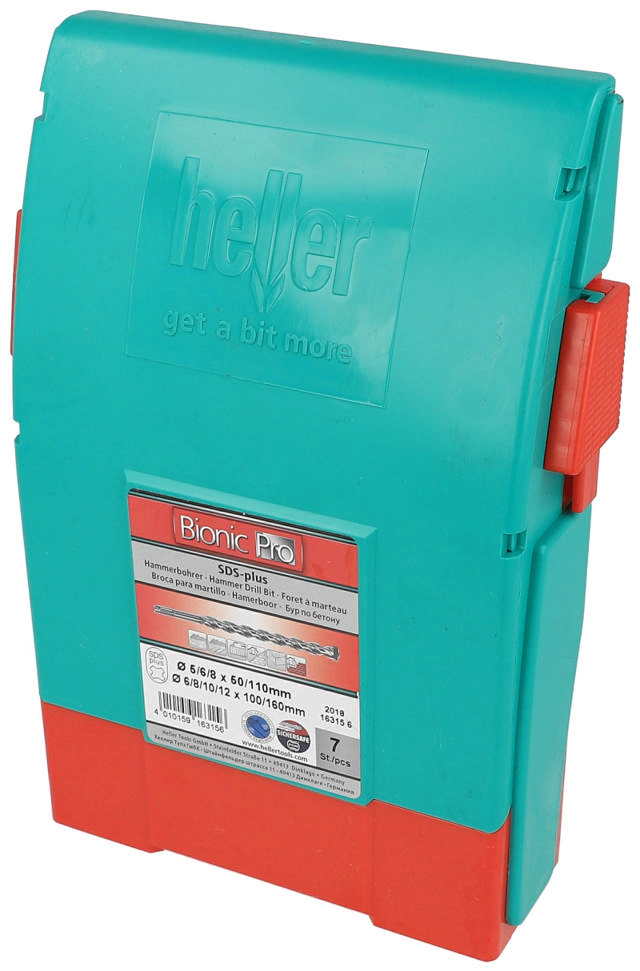 Heller hammer drill SDS set 5-12mm