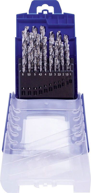 Heller metal drill HSS-G set Ø1-13mm, 25 parts
