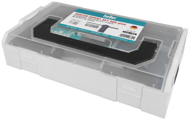 Heller vacuum cleaner drill set incl. 6,8,10mm & adapter