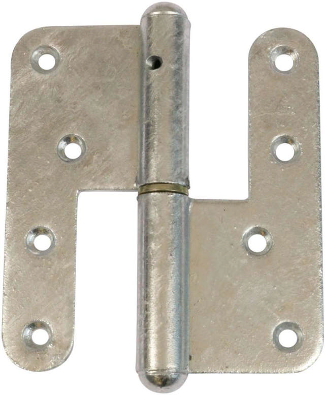HEAVY DUTY DOOR HINGE 123X45MM Hot-dip galvanized Left