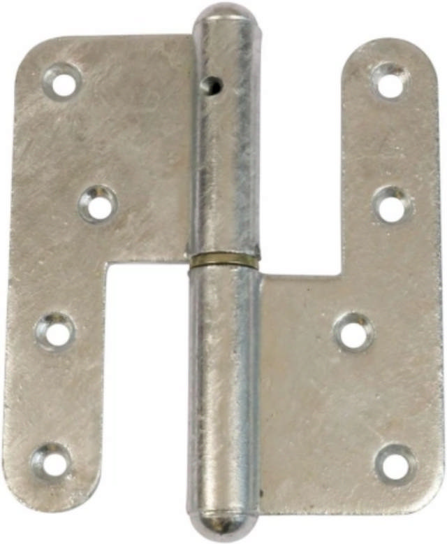 HEAVY DUTY DOOR HINGE 123X45MM Hot-dip galvanized Left