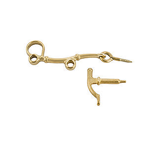 Storm hook 415 Brass Polished Without varnish