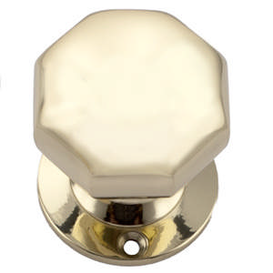 Doorknob 459 Brass Polished Without lacquer 55 mm