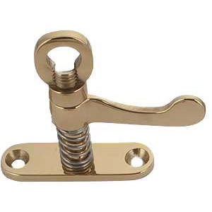 Knob 5060R Single Round Corner Brass Polished