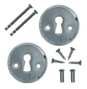 Key plate 1781 Chrome CC27 Ø50