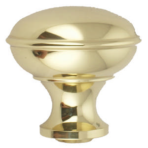 Knob 1473 Brass Polished Without lacquer 11mm Ø57