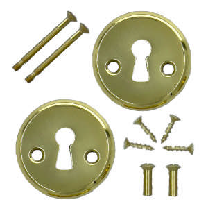 Key tag 1781 Brass Polished with lacquer CC27 Ø50