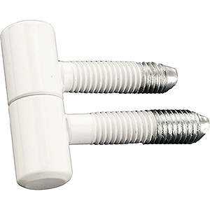 Mortise hinge White 8 x 5mm