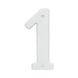 House number 572 1 White 140 mm