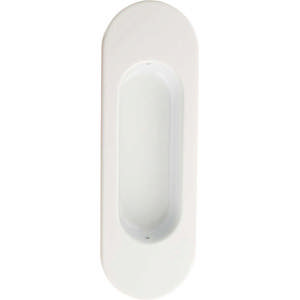 Sliding Door Cup 3922 Oval White Zamak 36x110/68x26x11mm