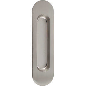 Sliding door bowl 3921 Oval NiS Zamak 40x150/102x26x11mm