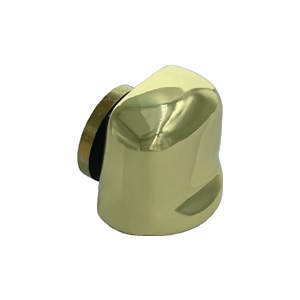 Door stop Magnetic 1091 for floor Brass Polished Without lacquer H36mm